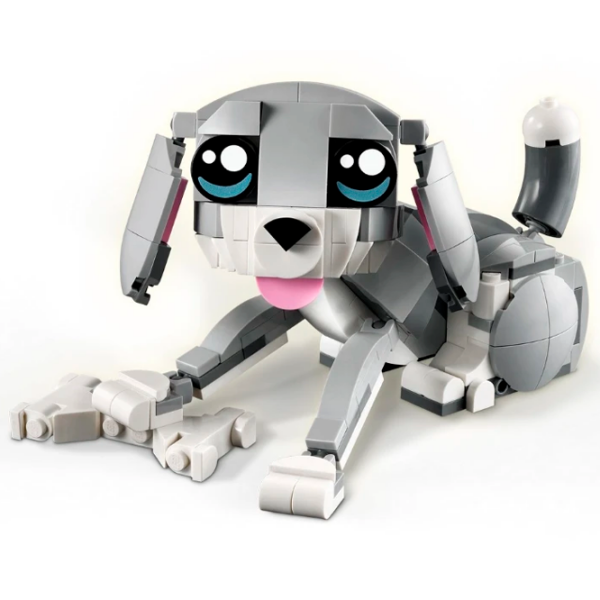 Constructor LEGO Playful Cat Gray Numărul de piese 407, 8+ photo 5