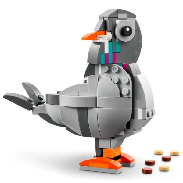 Constructor LEGO Playful Cat Gray Numărul de piese 407, 8+ photo 7
