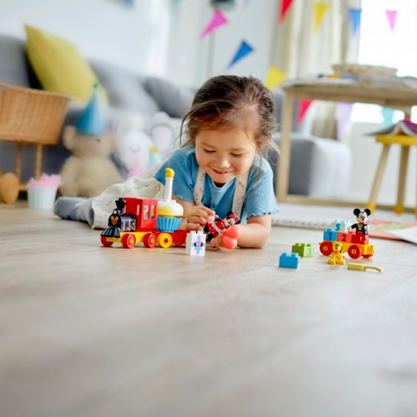 Constructor LEGO Mickey & Minnie Birthday Train Multicolor Numărul de piese 22, 2+ photo 5