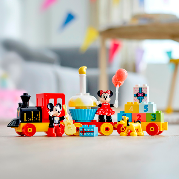 Constructor LEGO Mickey & Minnie Birthday Train Multicolor Numărul de piese 22, 2+ photo 7