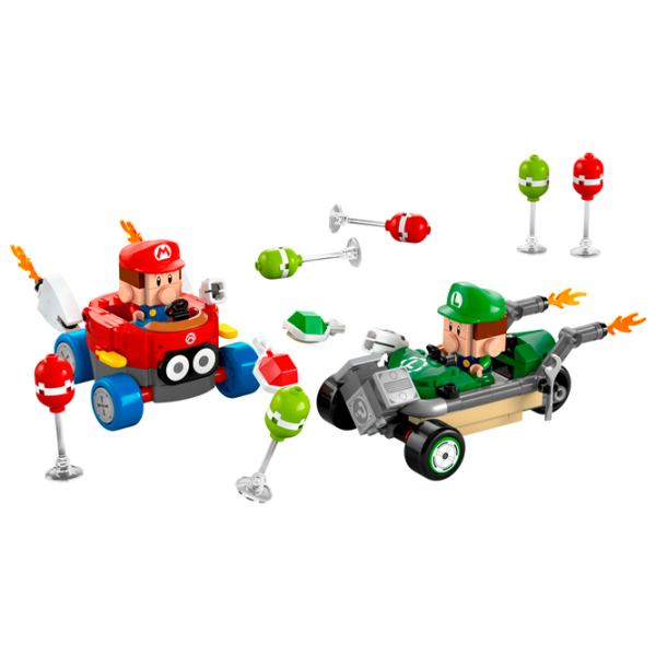 Constructor LEGO Baby Mario vs. Baby Luigi Multicolor Numărul de piese 321, 8+ photo 2