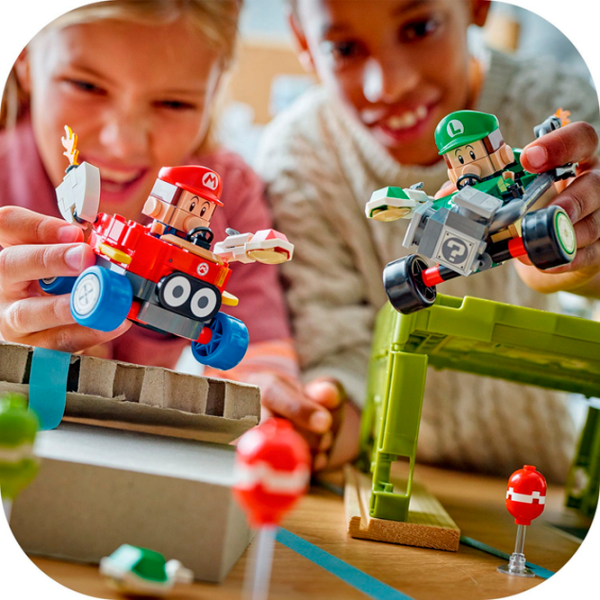 Constructor LEGO Baby Mario vs. Baby Luigi Multicolor Numărul de piese 321, 8+ photo 5