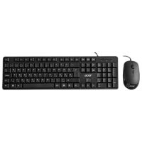 Клавиатура и Мышь Acer AKW900 Черный Для дома и офиса, Проводная