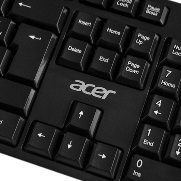 Клавиатура и Мышь Acer AKW900 Черный Для дома и офиса, Проводная photo 4