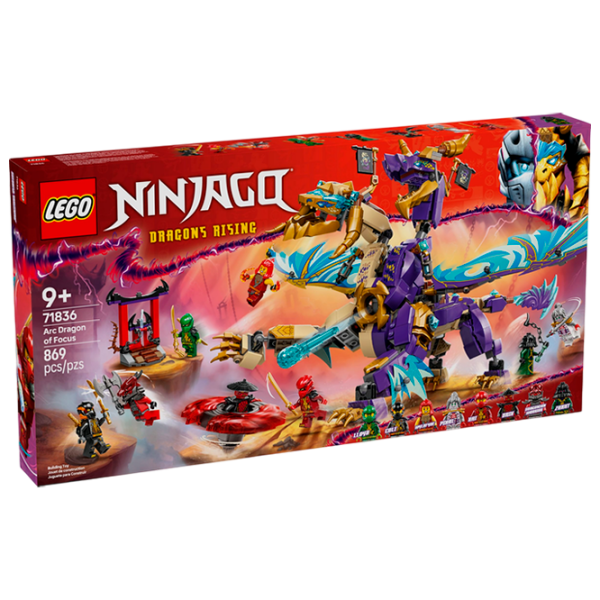Constructor LEGO Arc Dragon of Focus Multicolor Numărul de piese 869, 9+ photo 1