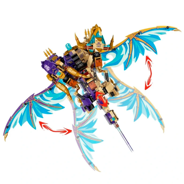 Constructor LEGO Arc Dragon of Focus Multicolor Numărul de piese 869, 9+ photo 8