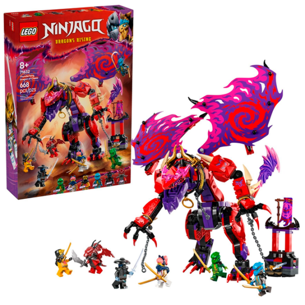 Constructor LEGO Thunderfang Dragon Of Chaos Red Numărul de piese 668, 8+ photo 3