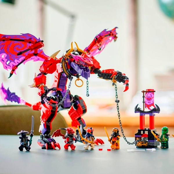 Constructor LEGO Thunderfang Dragon Of Chaos Red Numărul de piese 668, 8+ photo 4