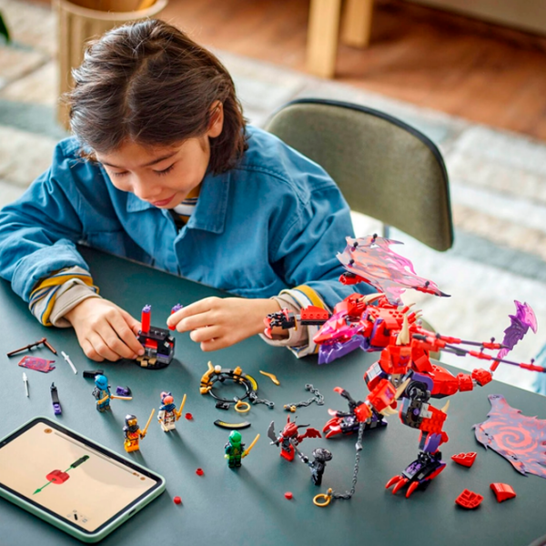 Constructor LEGO Thunderfang Dragon Of Chaos Red Numărul de piese 668, 8+ photo 5