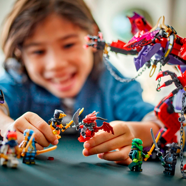 Constructor LEGO Thunderfang Dragon Of Chaos Red Numărul de piese 668, 8+ photo 6