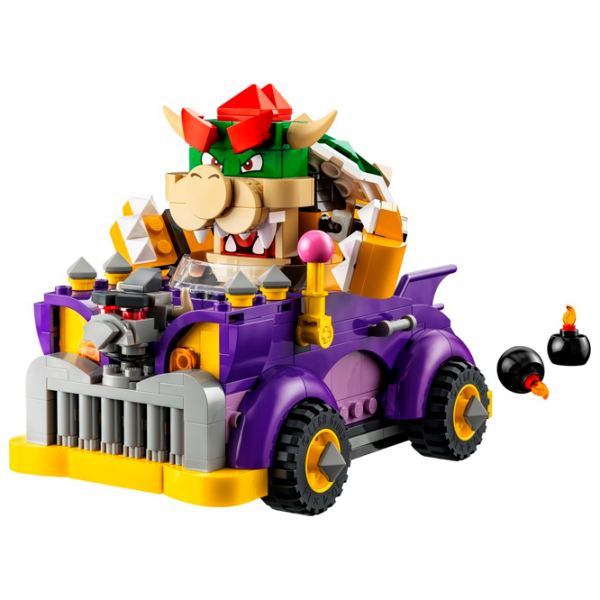 Constructor LEGO Bowser's Muscle Car Violet Numărul de piese 458, 8+ photo 2