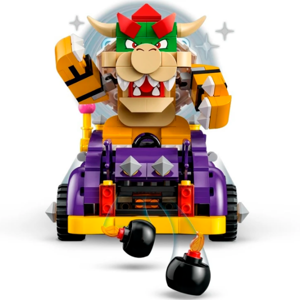 Constructor LEGO Bowser's Muscle Car Violet Numărul de piese 458, 8+ photo 5