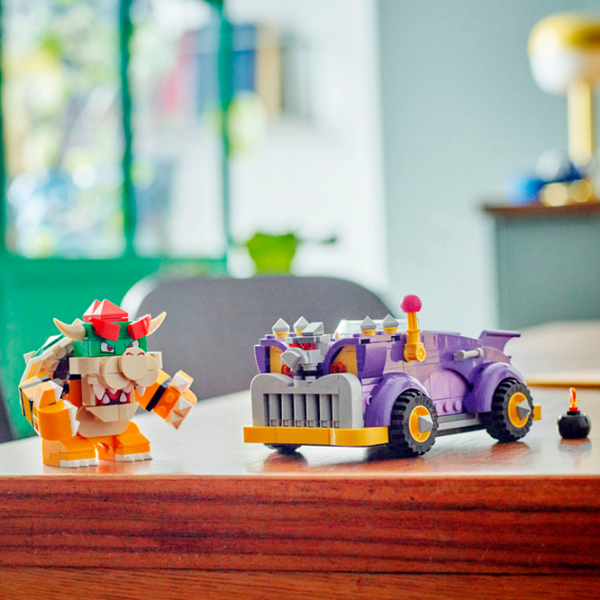 Constructor LEGO Bowser's Muscle Car Violet Numărul de piese 458, 8+ photo 8
