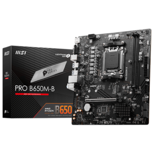 Материнская плата MSI PRO B650M-B mATX  photo 4
