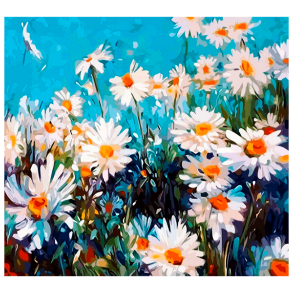 Pictură pe numere ChiToys BFB0036  50 x 40 cm, Pânză photo 1