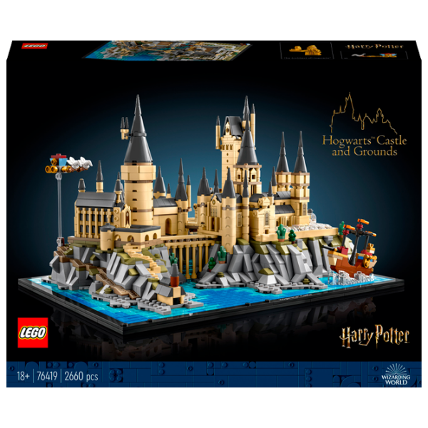 Constructor LEGO Hogwarts Castle and Grounds Beige Numărul de piese 2660, 18+ photo 1