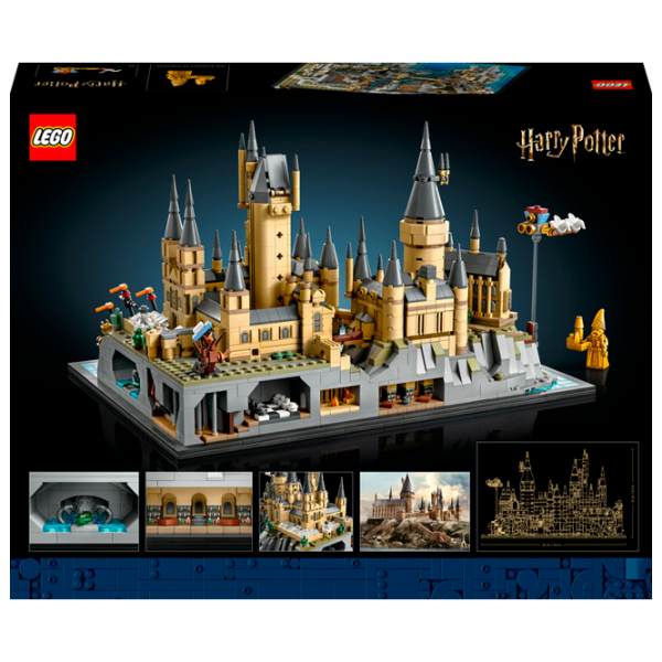 Constructor LEGO Hogwarts Castle and Grounds Beige Numărul de piese 2660, 18+ photo 8