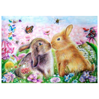 Pictură pe numere ChiToys BFB1367  50 x 40 cm, Pânză