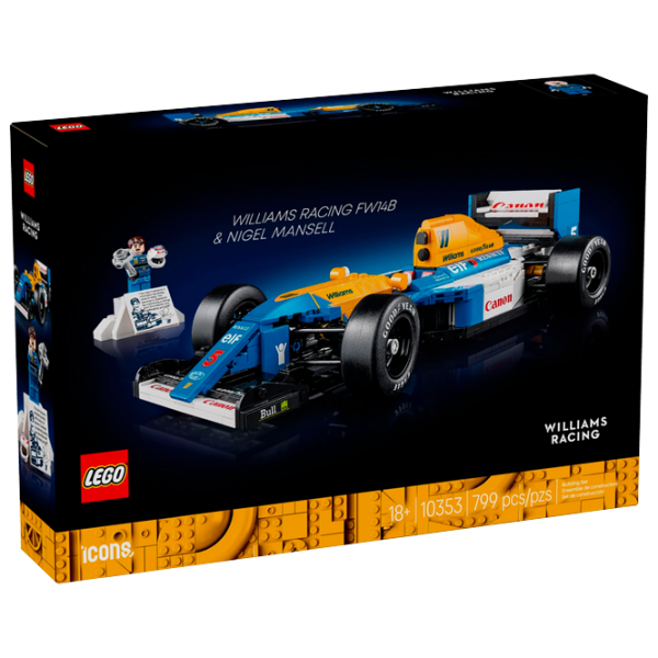 Constructor LEGO Williams Racing FW14B & Nigel Mansell Blue Numărul de piese 799, 18+ photo 1