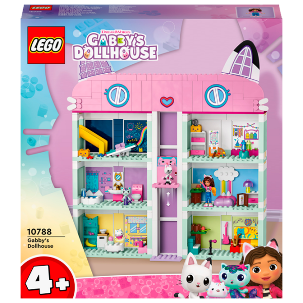 Constructor LEGO Gabby's Dollhouse Pink Numărul de piese 498, 4+ photo 1