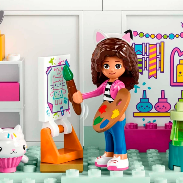 Constructor LEGO Gabby's Dollhouse Pink Numărul de piese 498, 4+ photo 4