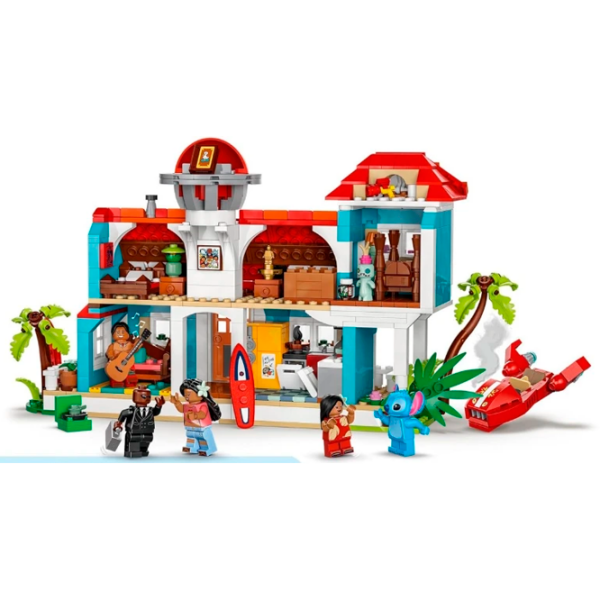 Constructor LEGO Lilo and Stitch Beach House Blue Numărul de piese 834, 9+ photo 5