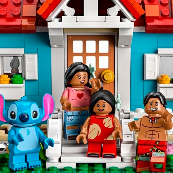 Constructor LEGO Lilo and Stitch Beach House Blue Numărul de piese 834, 9+ photo 8