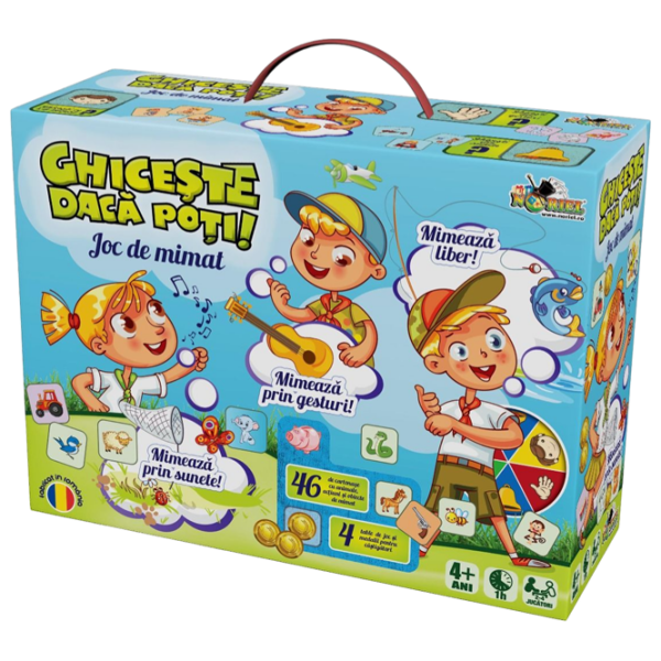 Joc de masă Noriel Ghicește, dacă poți Joc de logică, 4+