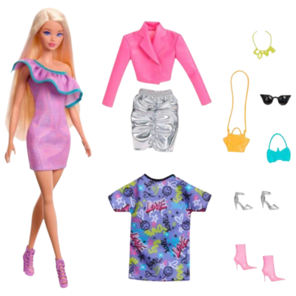 Păpușă Barbie Stylish Outfits model HYT61  3+ photo 1