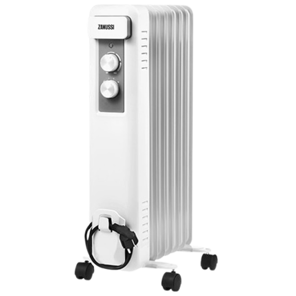 Calorifer electric cu ulei Zanussi ZOH/CS-09W White 25 m², 2000 W, 9 secțiuni photo 1