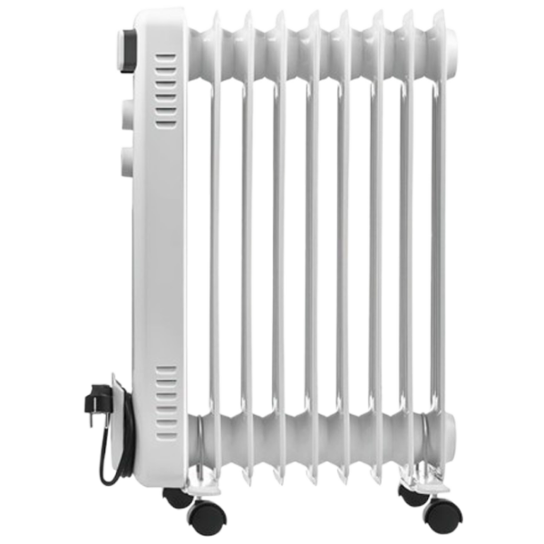 Calorifer electric cu ulei Zanussi ZOH/CS-09W White 25 m², 2000 W, 9 secțiuni photo 2