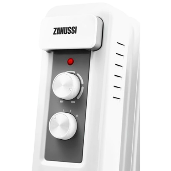 Calorifer electric cu ulei Zanussi ZOH/CS-09W White 25 m², 2000 W, 9 secțiuni photo 6