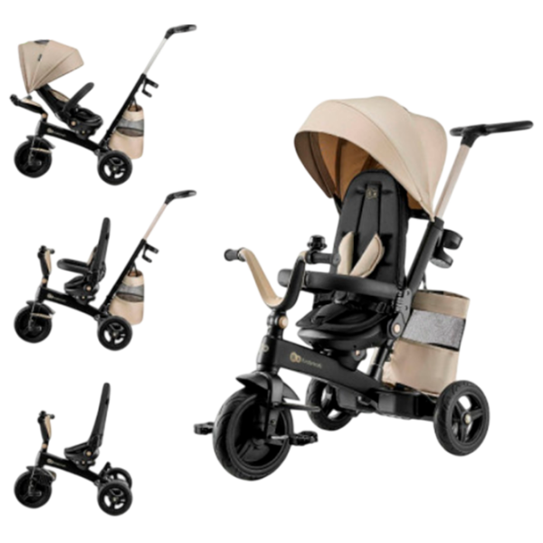 Bicicletă KinderKraft EasyTwist Beige  Metal / Pentru copii photo 3