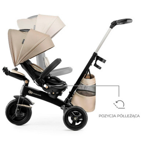 Bicicletă KinderKraft EasyTwist Beige  Metal / Pentru copii photo 5