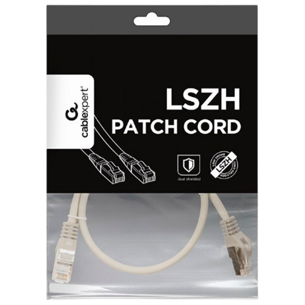 Кабель данных Cablexpert PP6A-LSZHCU-0.5M RJ-45 / RJ-45 Серый  photo 5