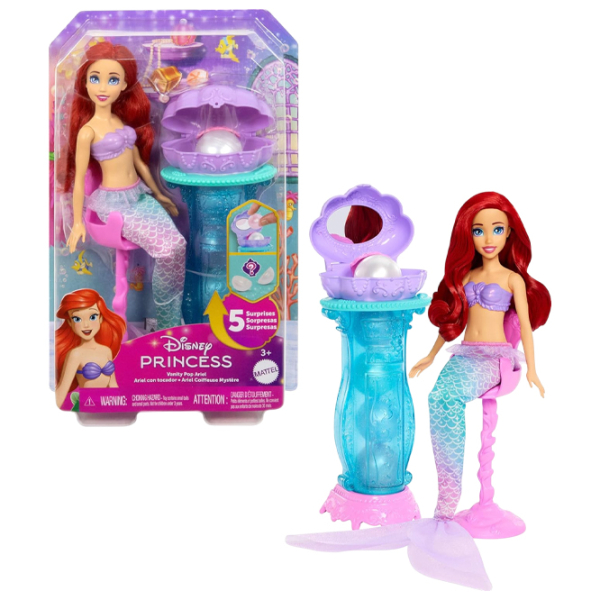Păpușă Barbie Ariel sirenă JBF86 3+ photo 5