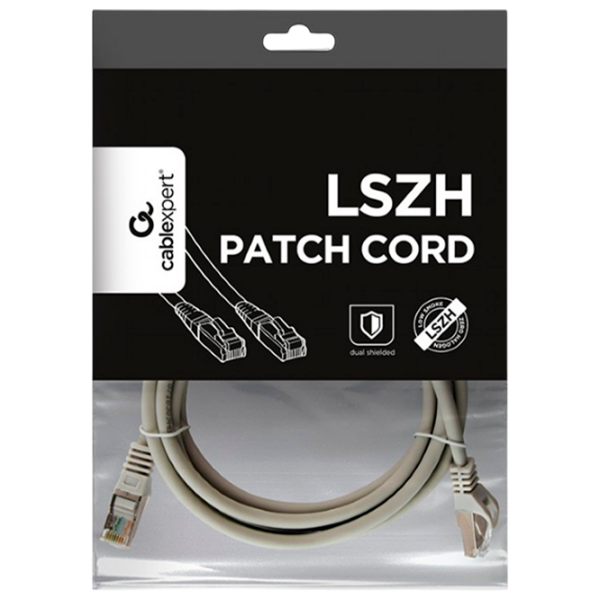 Cablu de date Cablexpert PP6A-LSZHCU-2M RJ-45 / RJ-45 Gray  photo 5