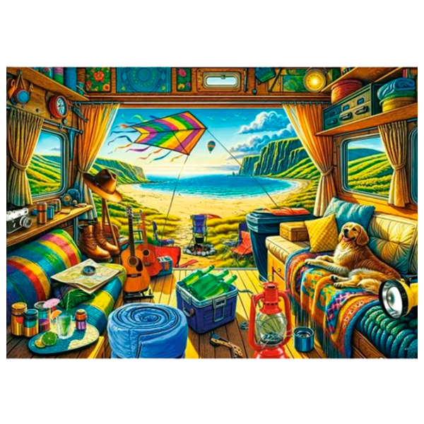 Puzzle Trefl Van Life (10851) Количество деталей: 1000, Рекомендуемый возраст: 9+ photo 1