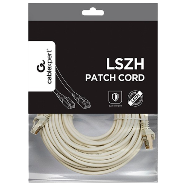 Кабель данных Cablexpert PP6A-LSZHCU-50M RJ-45 / RJ-45 Серый  photo 5