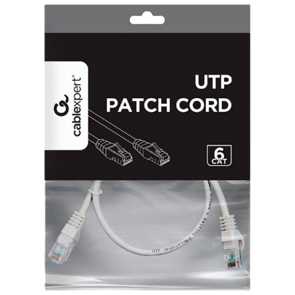 Кабель данных Cablexpert P6U-0.5M RJ-45 / RJ-45 Серый  photo 4
