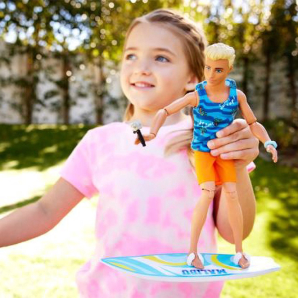 Păpușă Barbie Surfer Malibu model HPT50 3+ photo 4