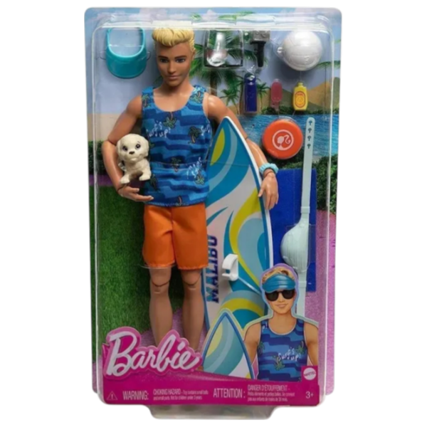Păpușă Barbie Surfer Malibu model HPT50 3+ photo 5