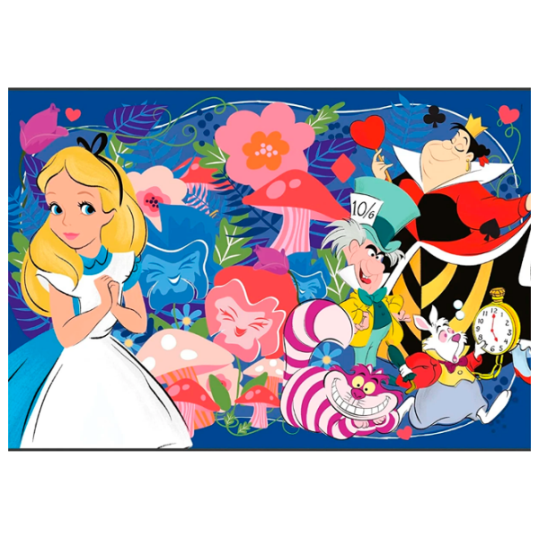 Puzzle Clementoni Alice in Wonderland (25748) Количество деталей: 104, Рекомендуемый возраст: 6+ photo 1