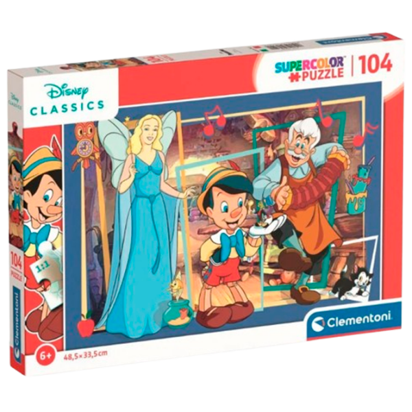 Puzzle Clementoni Пиноккио (25749) Количество деталей: 104, Рекомендуемый возраст: 6+ photo 3