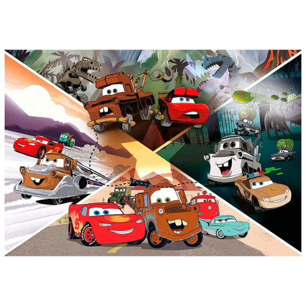 Puzzle Clementoni Cars (23774) Количество деталей: 104, Рекомендуемый возраст: 6+ photo 1