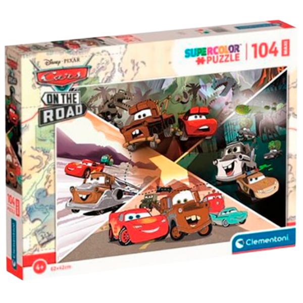 Puzzle Clementoni Cars (23774) Количество деталей: 104, Рекомендуемый возраст: 6+ photo 2