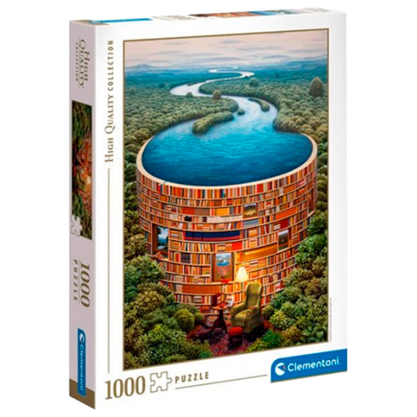 Puzzle Clementoni Bibliodame (39603) Numărul de piese: 1000, Vârsta recomandată: 10+ photo 2