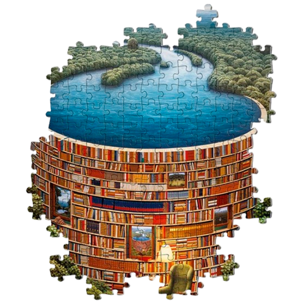 Puzzle Clementoni Bibliodame (39603) Numărul de piese: 1000, Vârsta recomandată: 10+ photo 3