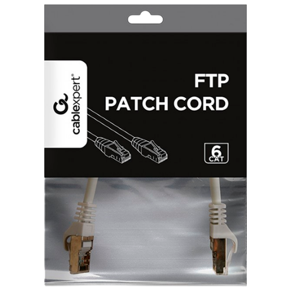 Кабель данных Cablexpert PP6-0.25M RJ-45 / RJ-45 Серый  photo 4