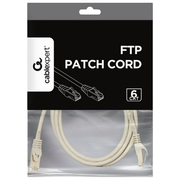Cablu de date Cablexpert PP6-2M RJ-45 / RJ-45 Gray  photo 4